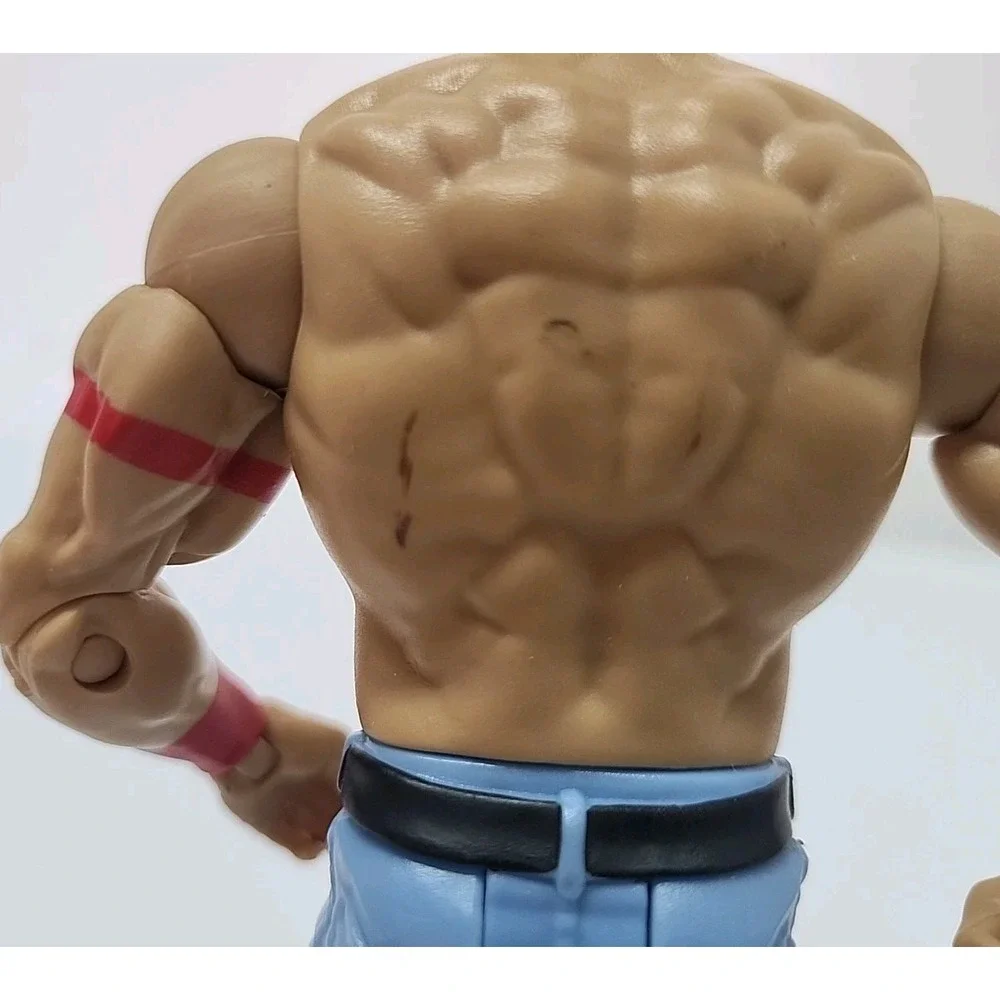 WWE John Cena Action Figure Mattel 2011 Blue Jorts Red Wristbands V1268 Toy WWF‎